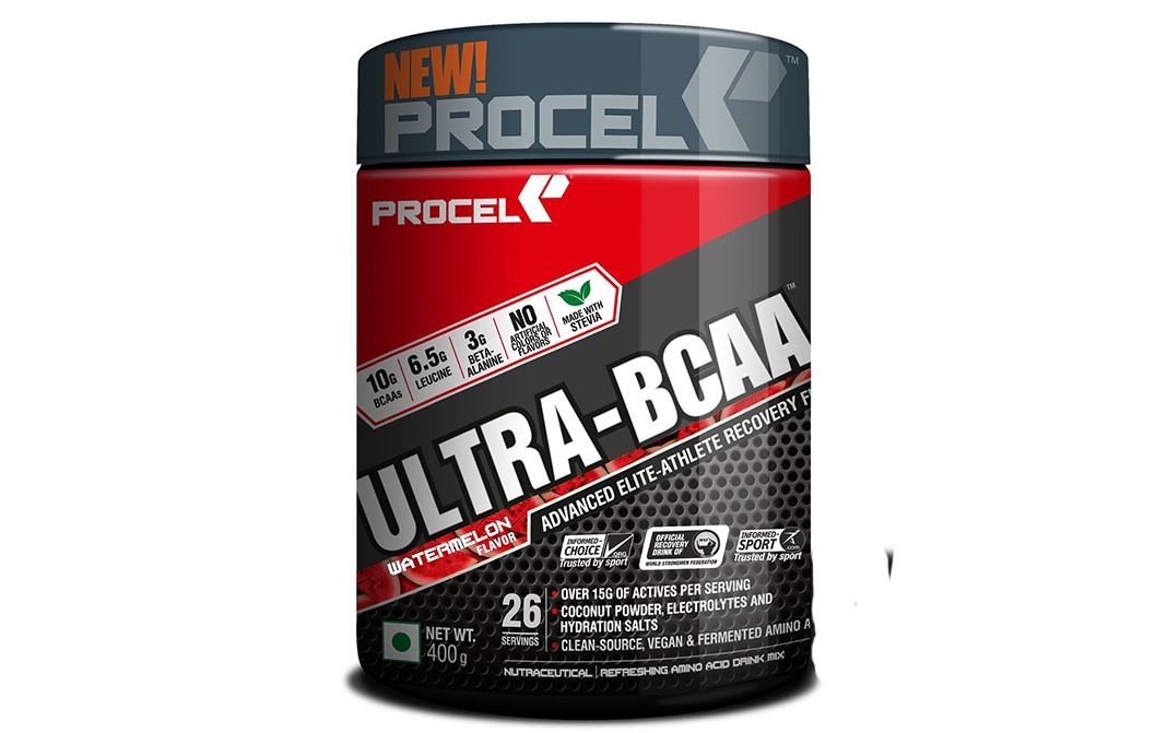 Procel Ultra-BCAA Watermelon Flavor    Plastic Jar  400 grams